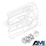 Блок кнопок стеклоподъемника водительской двери на Superb III 3G0959857BWHS
