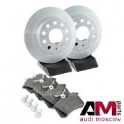 Задние диски и колодки Ауди А3 (8P) 1.2-1.6