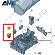 Блок управления свечей накаливания VAG 03L907282B