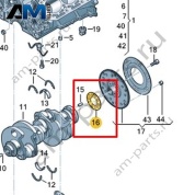 Ротор импульсного датчика VAG 059105189M