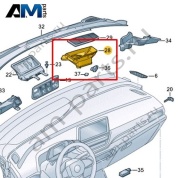 Впускной патрубок VAG 1EB815479B