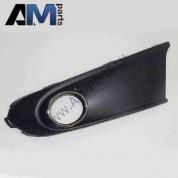 Накладка ПТФ с хромированной окантовкой для Volkswagen Polo sedan 6RU8546619B9