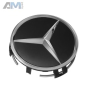 Крышка ступицы колеса Звезда выступает (Цвет- черный матовый) Mercedes GLS 2015-2019 A22040001259283