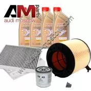 Комплект для ТО-1/3 для Audi A5 (8T) 1.4TSI (2017-н.в.) с маслом Castrol 5W30 (504/507)