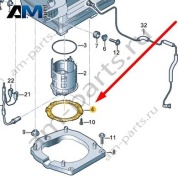 Круглая гайка Audi A8 (D4) 2014-2017 4H0131975