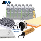 Оригинальный набор ТО-2 для Mercedes C300d с маслом 5W30 МB 229.52