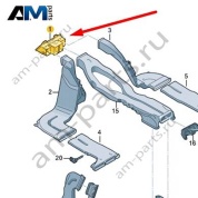 Воздуховод Audi A6 (C8) 2019-2024 4K0819513