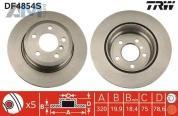 Задние тормозные диски 330X20 (DF4854S) TRW на BMW X5 (F15) 30d