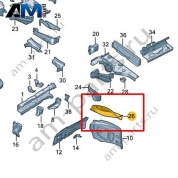 Кронштейн Volkswagen id3 2020-2024 1EA803429
