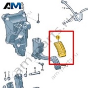 Накладка педали акселератора Volkswagen id3 2020-2024 10A723647