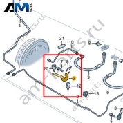 Кронштейн тормозного шланга Volkswagen id-Buzz 2023-2024 1N3611848B