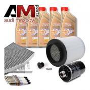 Набор ТО-2/4 для Ауди А8 2.0TFSI hybrid (210 л.с.) с маслом Castrol 5W30 (504/507)