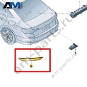 Световозвращатьель правый Volkswagen Jetta VII 2020-2024 17A945106