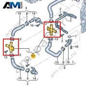 Патрубок Audi Q8 e-tron 2024-2024/Audi e-tron 2019-2023 0EF907745H
