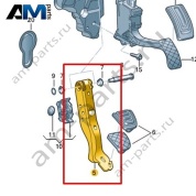 Педаль тормоза VAG 1EB723151A