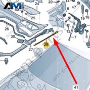 Накладка Audi A8 (D5) 2018-2024 4N0820581C