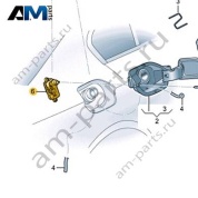 Привод лючка бензобака VAG 3GD810773 на Skoda 2019-2026