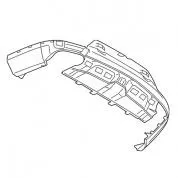 Бампер задний нижняя часть A2928850525 Mercedes GLE-Coupe C292