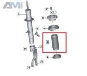 Пыльник переднего амортизатора 31336866803 на BMW X6 (G06) 2019-2025