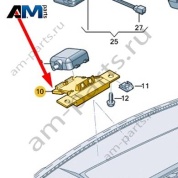 Кронштейн антенны Audi A8 (D4) 2014-2017 4H0035720