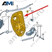 Накладка внутренней панели задней Audi Q7 (4M) 2016-2024 4M0839915B