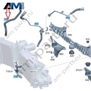 Патрубок интеркулераподающий Mercedes W465 AMG G63 (M177) A1772007000