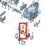 Свободно вращающаяся шестерня VAG 02T311158BF