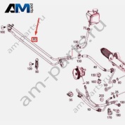 Трубка охлаждения масла ГУР A9064662324 на Mercedes Sprinter W906