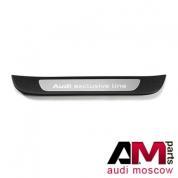 Оригинальная накладка порога сзади справа Audi A7 (4G) 4G8853375F9B9