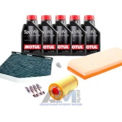 Набор ТО-2/4 для Фольксваген Гольф 5 2.0 GTI 230 л.с. с маслом Motul 5W30