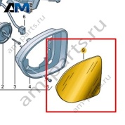 Асферический зеркальный элемент левый Volkswagen Taigo 2022-2024 2G7857521