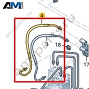 Тормозная трубка Volkswagen AMAROK 2017-2022 2H4614740B