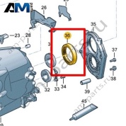Роликовый подшипник VAG 0B7311375C