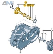 Вал с фланцем VAG 02A409344