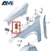 Распорка Volkswagen Jetta VII 2020-2024 17A821136