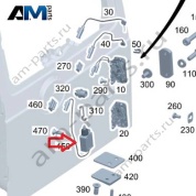 Привод замка задней двери Mercedes G-class W465 A4639068402