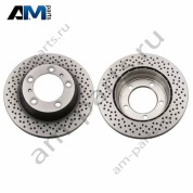 Задние тормозные диски 300х20 (TRW) DF6298S для Porsche Boxster 2012-2016 III (981)