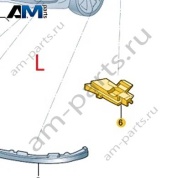 Фонарь подсветки зеркала слева 5DD945291 для Шкода Карок 2021-2026