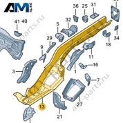 Лонжерон Volkswagen T-Roc Cabrio 2020-2024 2GC803505