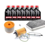 Набор ТО-2/4 для Ауди А7 (4G) 3.0TDI (2011-2014) с маслом Motul 5W30