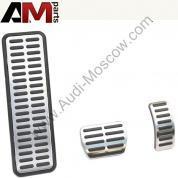 Оригинальный комплект накладок на педали с площадкой под левую ногу АКПП Audi A1 (8X) 8X1064205B