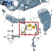 Напорный трубопровод VAG 0DK301302