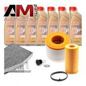 Комплект для ТО-1/3 для Audi A7 (4G) 2.8 FSI (2011-2014) с маслом Castrol 5W30 (504/507)