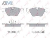 Колодки тормозные передние LYNX для BMW 5 серия (5 серии F10 рестайлинг) 2013-2017 BD-1434