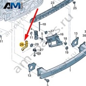 Ленточный держатель Audi A6 (C7) Avant/Allroad 2015-2018 4G9807329