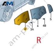 Стекло переднее правое VAG 3VD845022A Skoda 2019-2026
