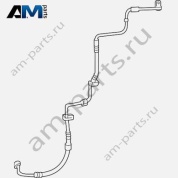 Трубка радиатора кондиционера снизу для Mercedes GLE 300d V167 (OM654) A1678306900