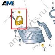 Уплотнитель Volkswagen T-Roc 2018-2024 2GA945191