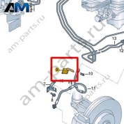 Кронштейн тормозного шланга Volkswagen id3 2020-2024 1EA611846B