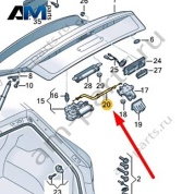 Трос Audi Q8 e-tron 2024-2024/Audi e-tron 2019-2023 4KE827535